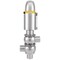 Globe - changeover valve Series: KI-DS 5514 Stainless steel AISI 316L Pneumatic piston Butt weld EN (DIN)